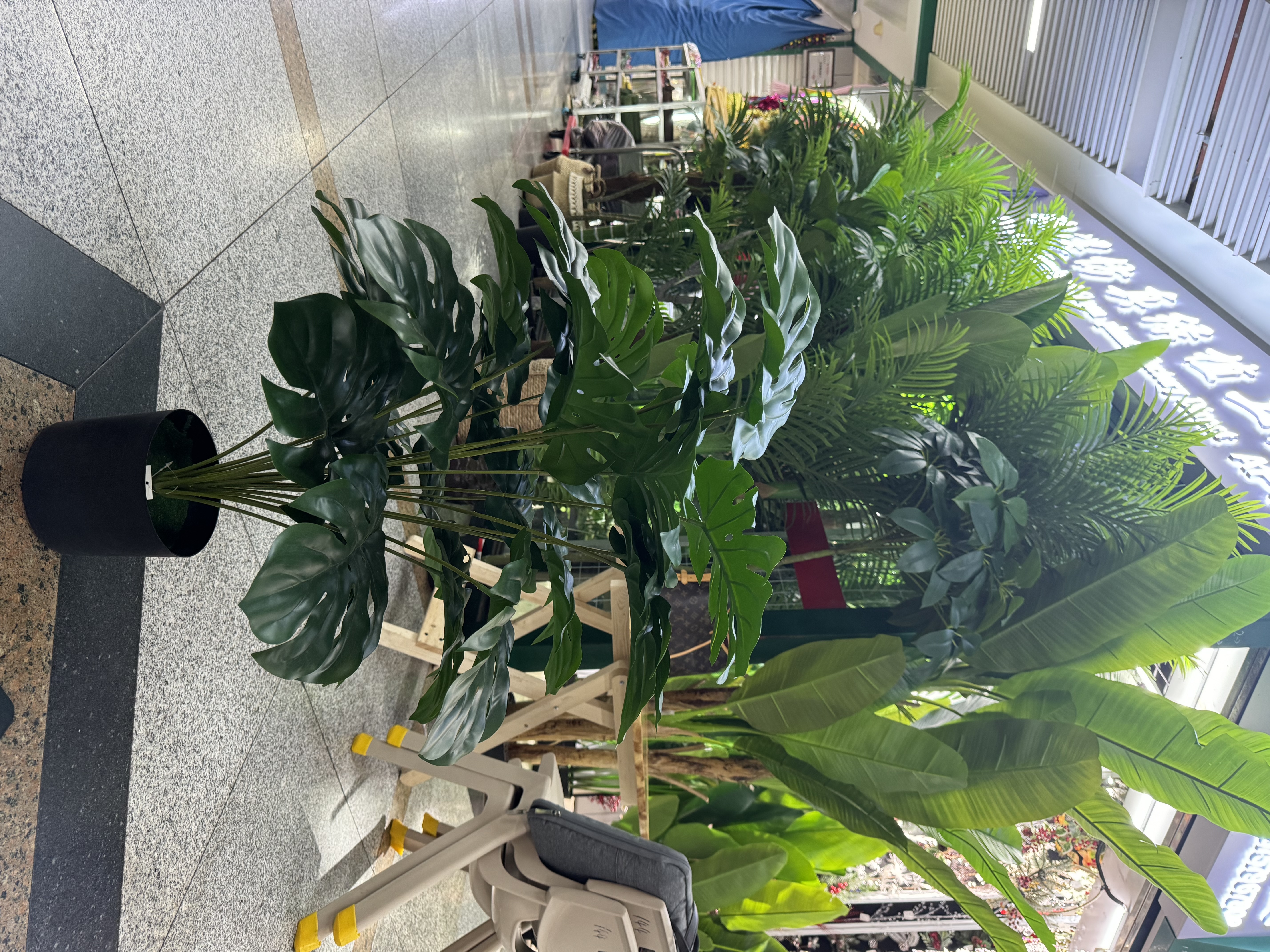 Factory direct sales of artificial green plants, artificial trees, indoor plant walls, artificial flowers, 24-leaf turtle-back leaves, 76CM artificial potted plants, color customization supported