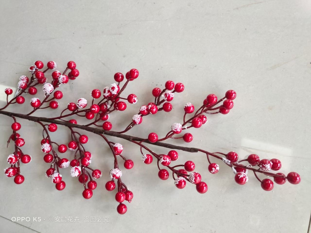 红果 冬青。福桶。福盘。年宵花配件。花瓶配件。家居摆件家居风水摆件摆件摆件风水细节图