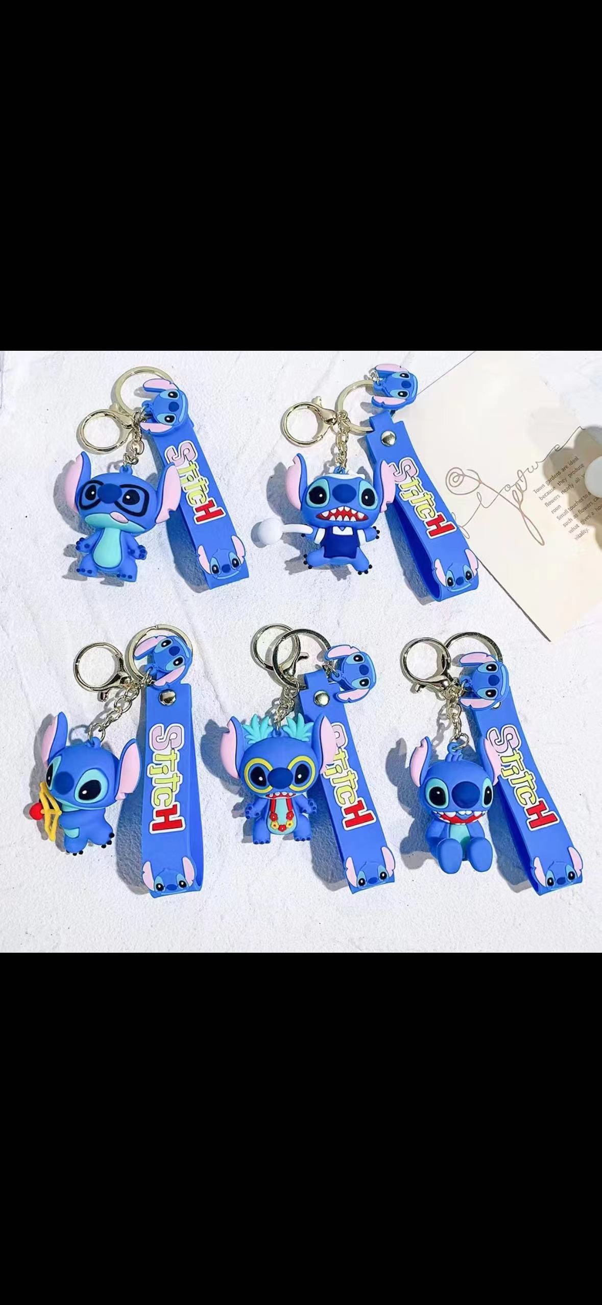 史迪仔公仔汽车钥匙扣挂件男生创意可爱书包挂饰钥匙链精致女挂件钥匙挂件钥匙扣挂件详情图2