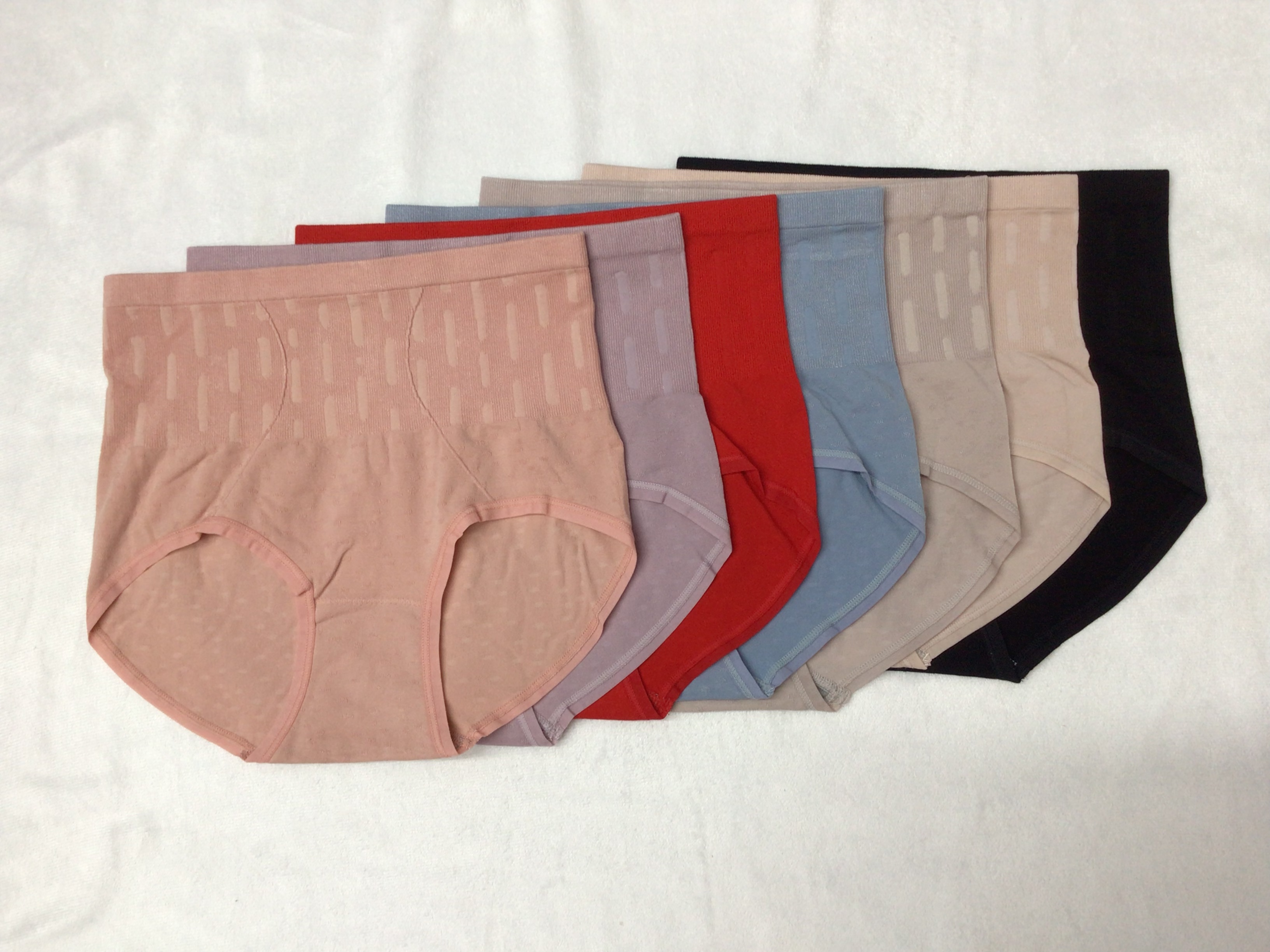 女士内高腰三角裤纯色系裸安塑身柔软亲肤舒适透气防走光三角内裤详情图9