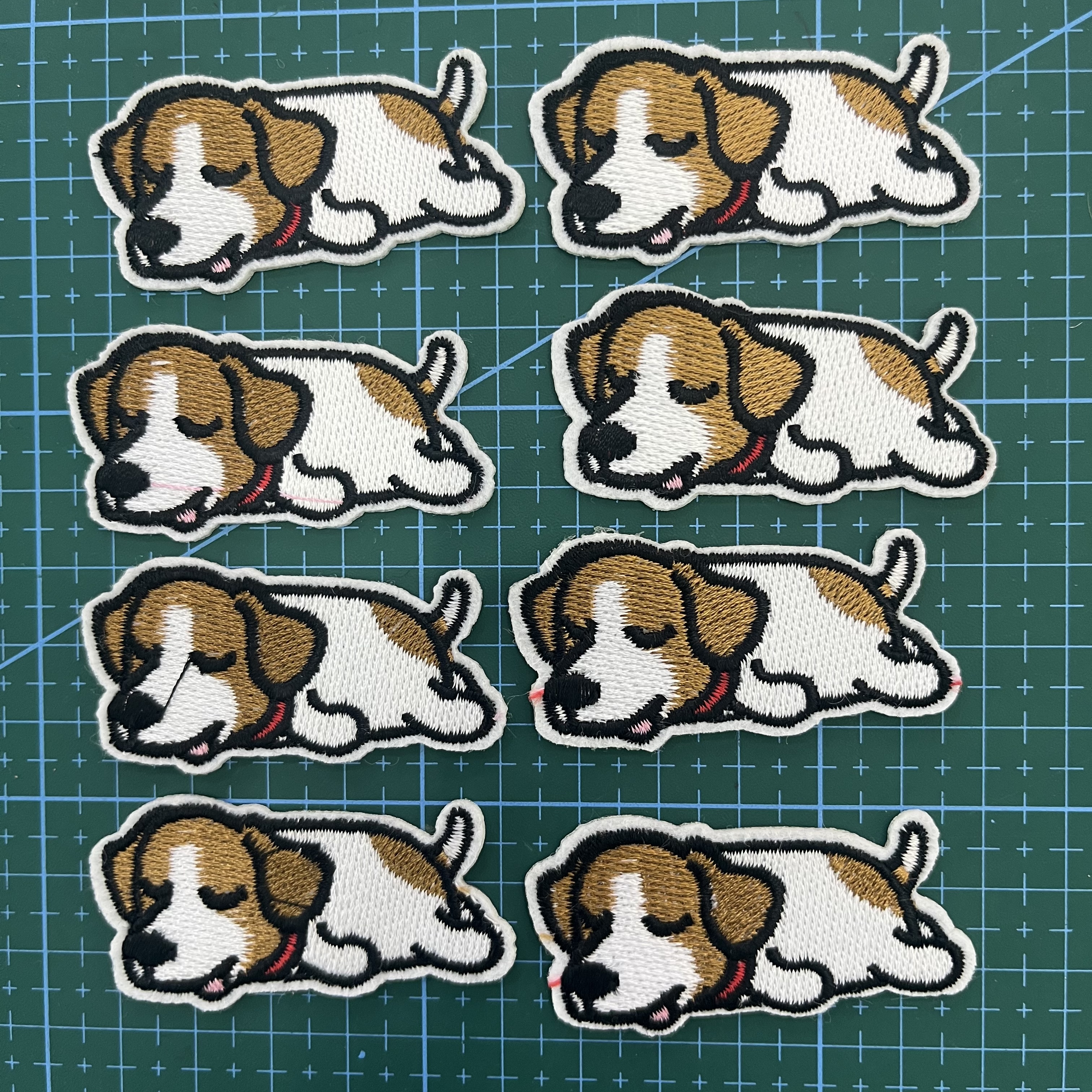 刺绣布贴补丁卡通狗狗详情图7