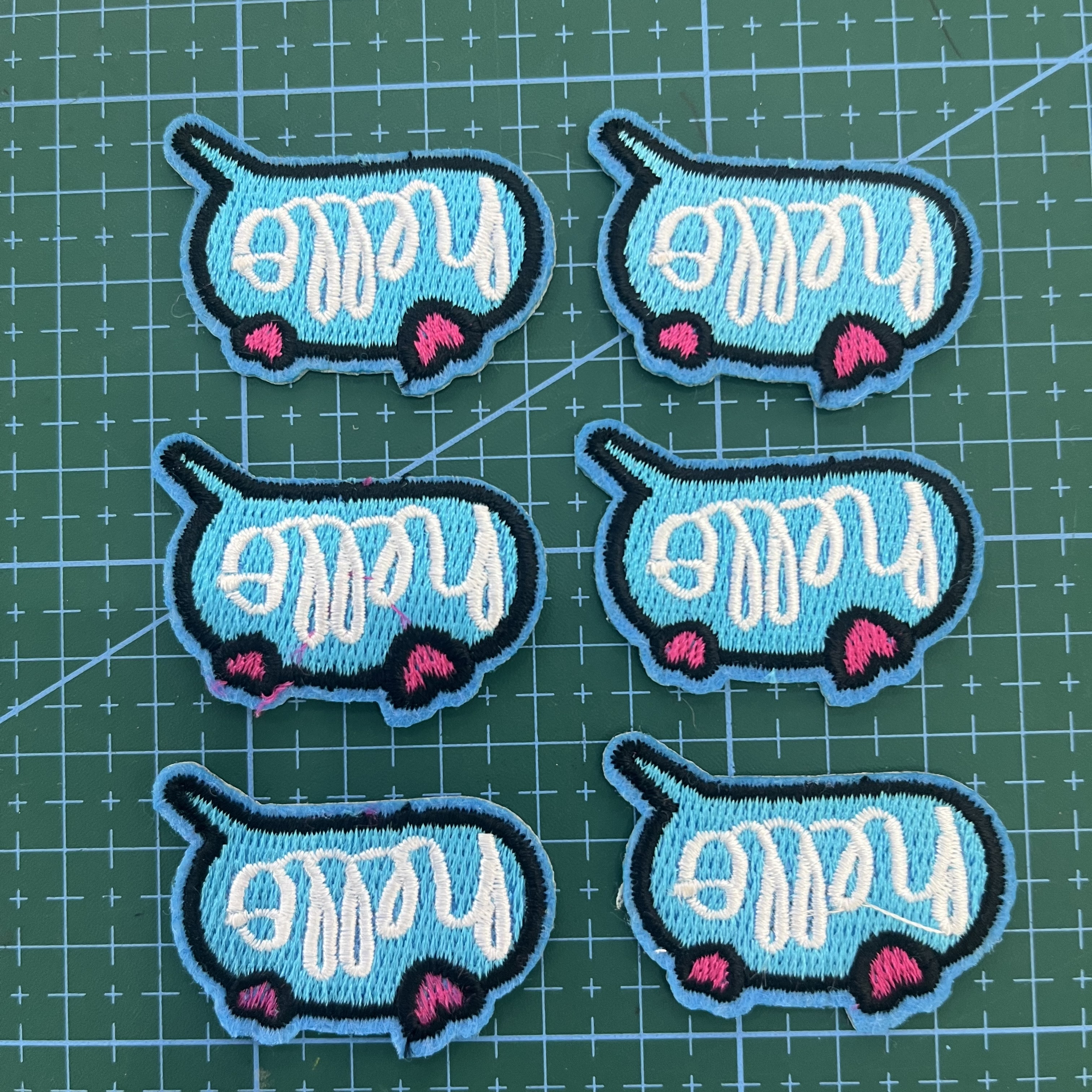 刺绣布贴补丁卡通狗狗详情图5