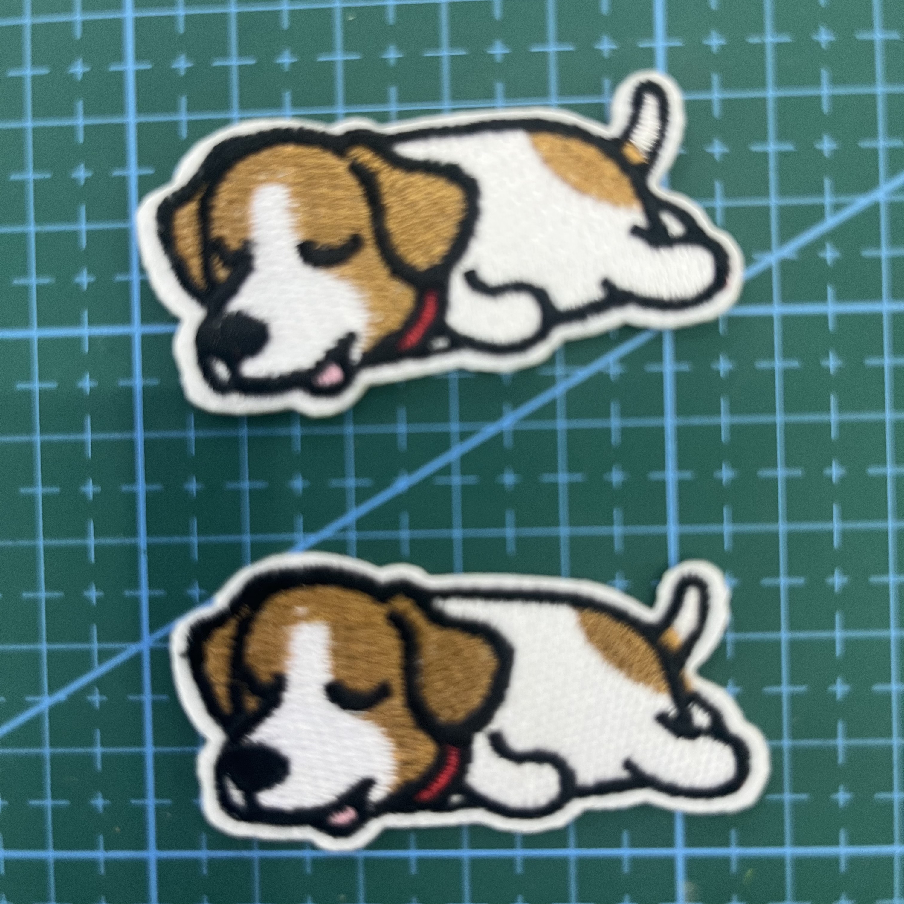 刺绣布贴补丁卡通狗狗详情图4