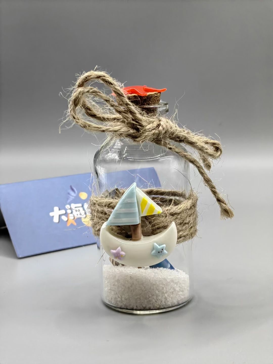 海洋漂流瓶2 贝壳海洋系列工艺品，一箱640个，一盒16个，爆款，多色混合产品图