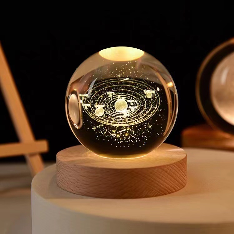 Crystal ball decorative craft ornaments pic 3