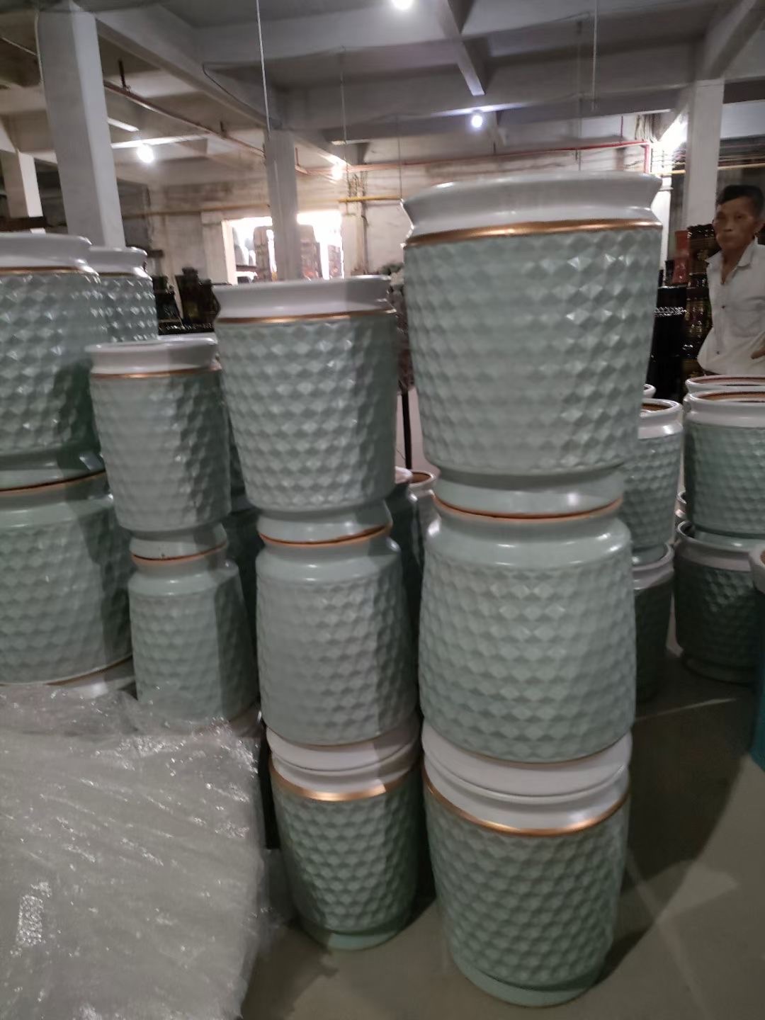 陶瓷台灯花瓶摆件陶瓷台灯详情图7