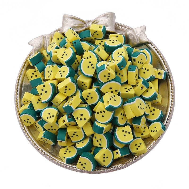 Cross-border best-selling cute fruits, apples and strawberries, soft clay beads, handcrafted beading materials, diy self-made bracelets and necklaces detail image 17