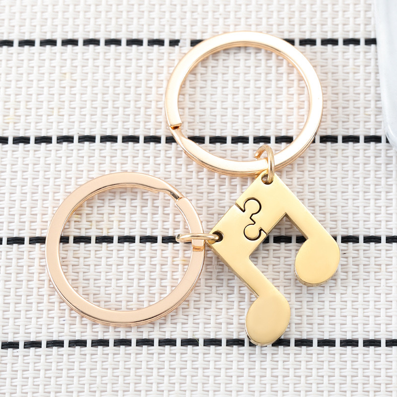 Keychains for girls in 2024, cute AliExpress best-selling disassembled note stainless steel keychains, Qixi Festival and Valentine's Day gifts, backpacks and pendants wholesale detail image 4