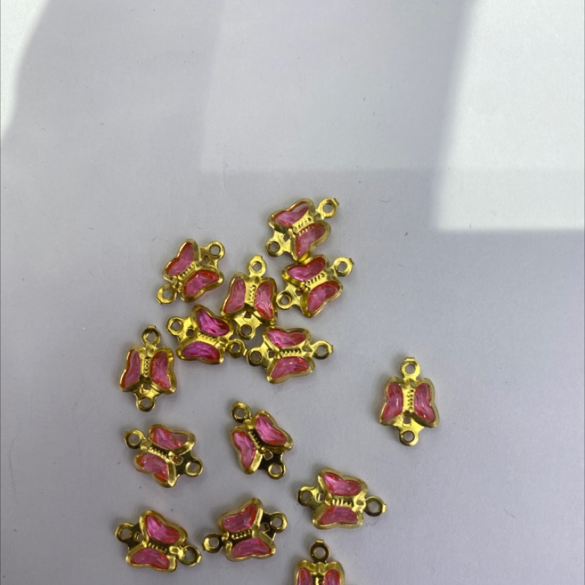 饰品配件饰品配件饰品陪件饰品陪件蝴蝶包边双吊详情图1