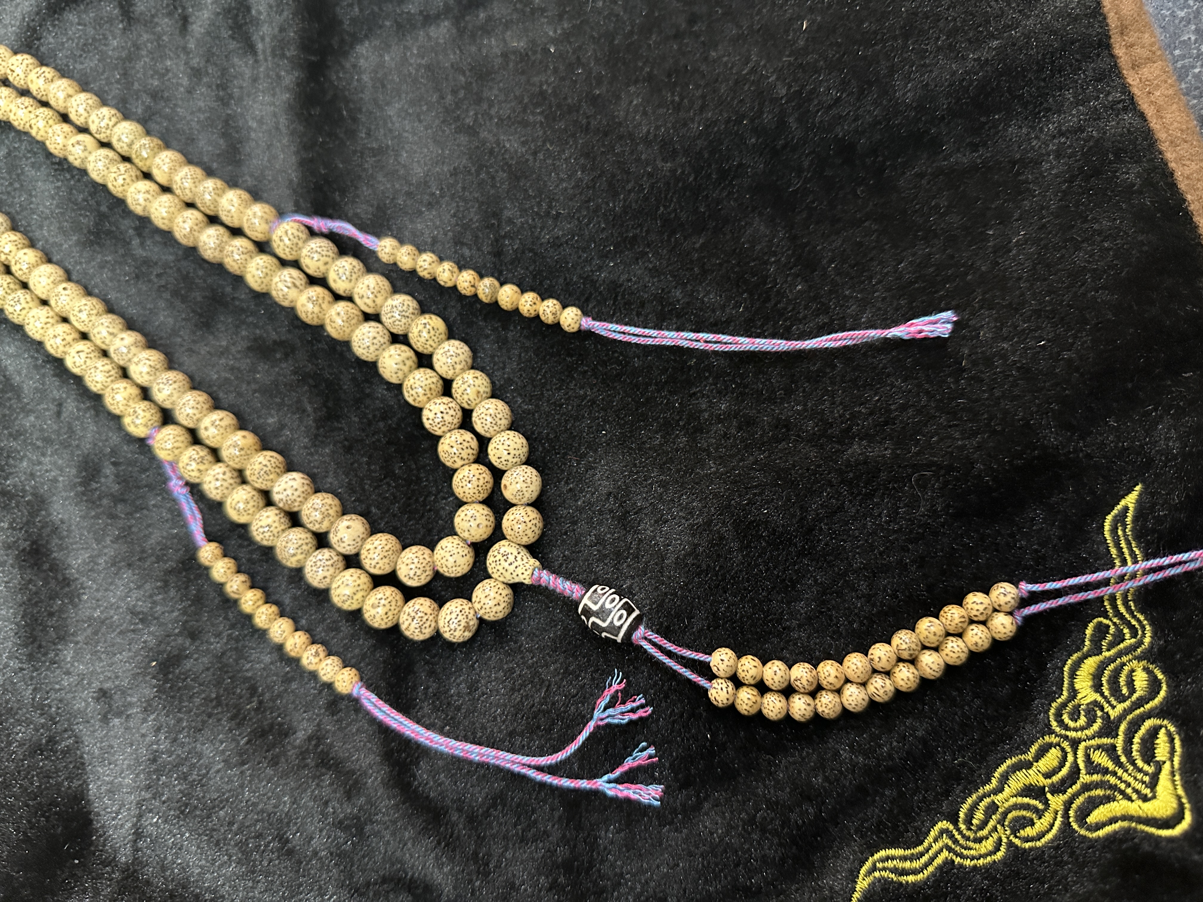 菩提根手串 佛珠手链 佛教法器 佛珠手串 佛教礼品菩提手串详情图2