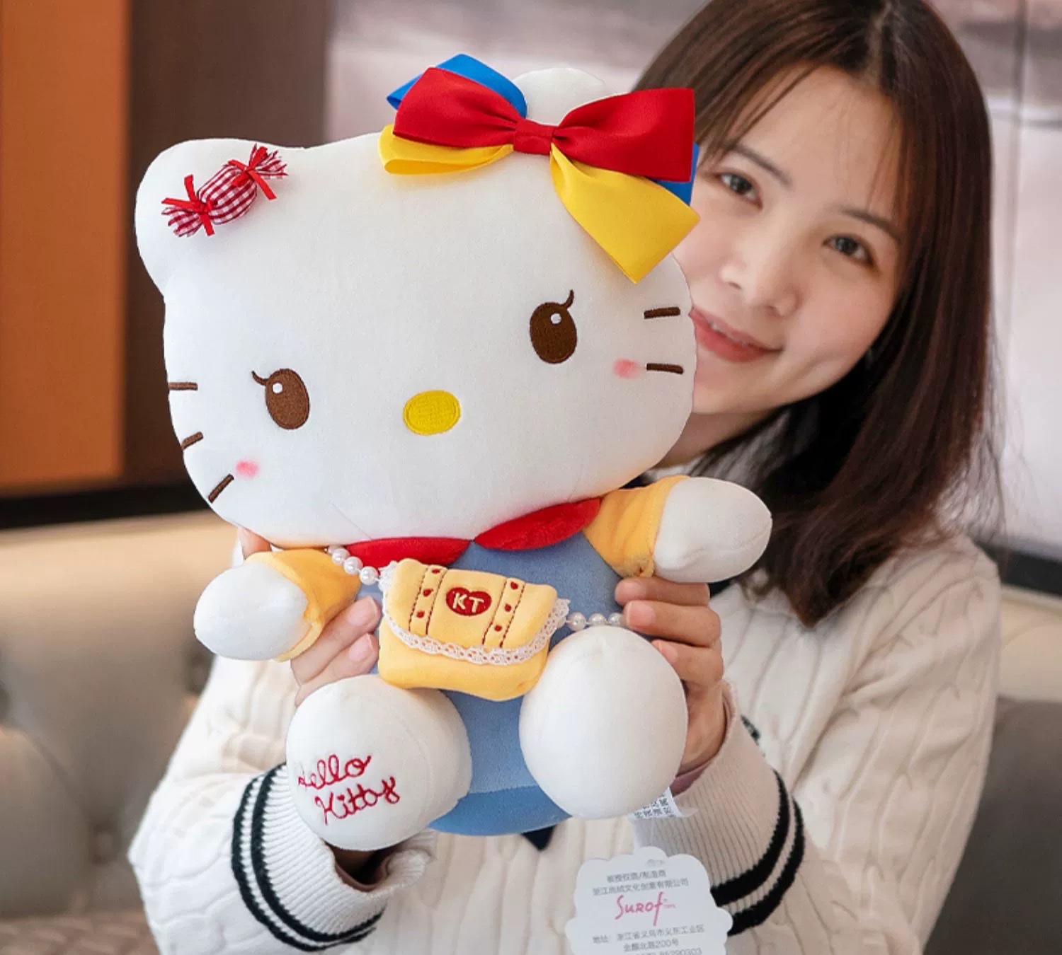 HelloKitty公仔凯蒂猫玩偶布娃娃背包猫咪毛绒玩具生日礼物女详情图3