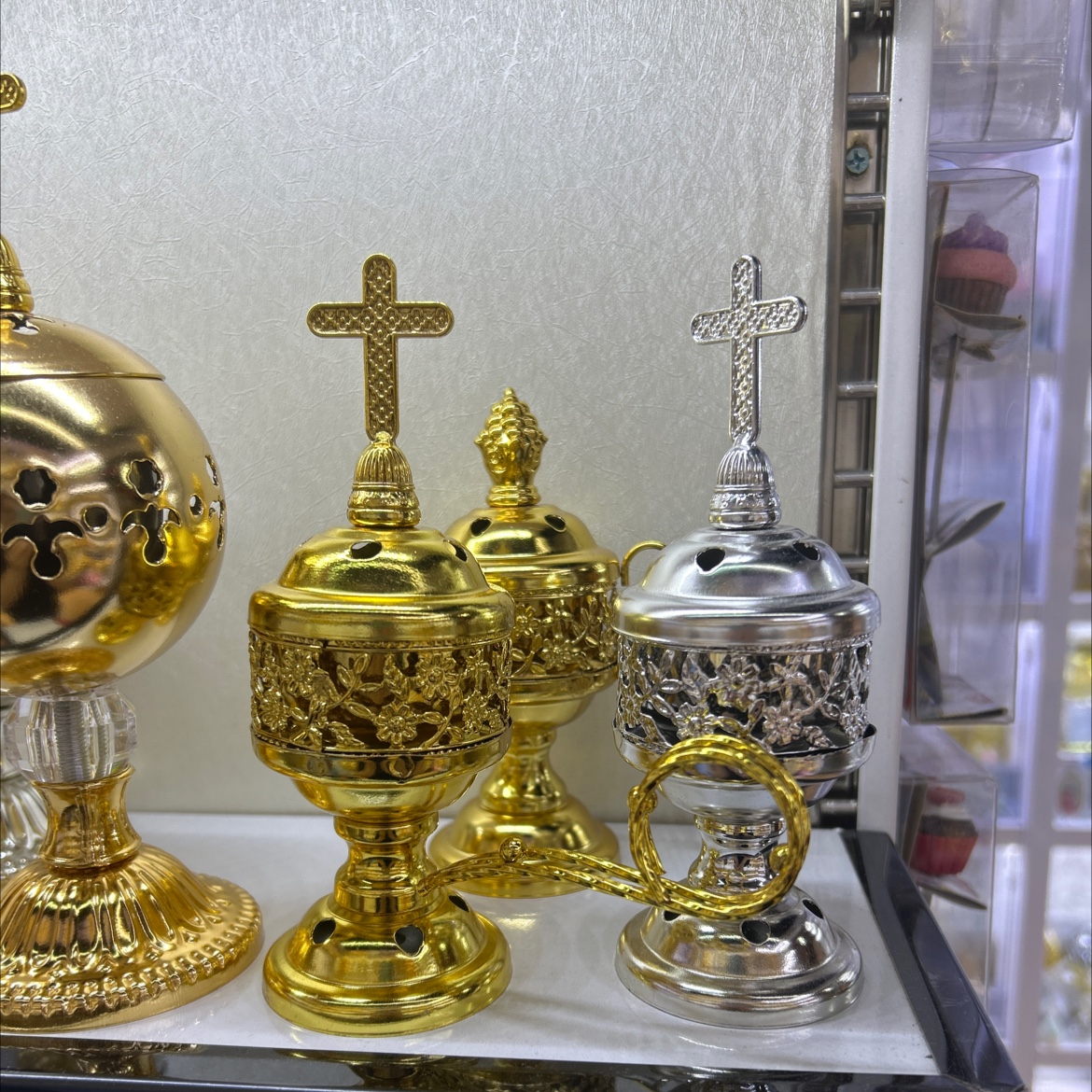 香炉十字架香薰精油炉阿拉伯中东穆斯林家居摆件工艺品香炉装饰详情图2