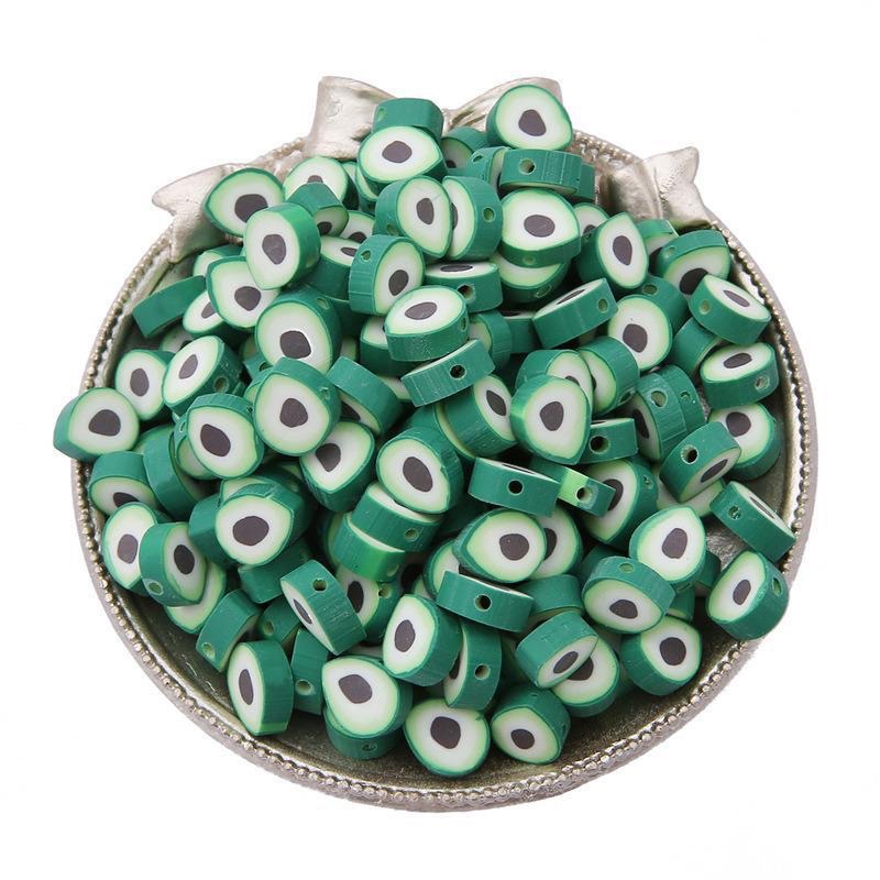 Cross-border best-selling cute fruits, apples and strawberries, soft clay beads, handcrafted beading materials, diy self-made bracelets and necklaces detail image 12