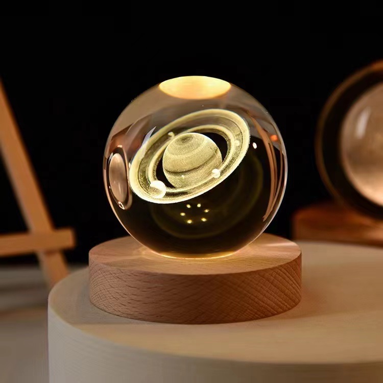 Crystal ball decorative craft ornaments pic 4