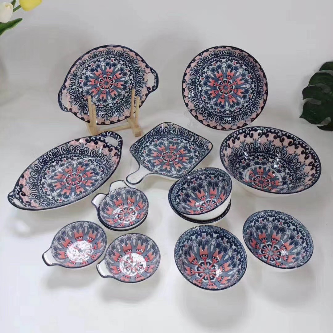 Ceramic fruit plates, bowls, plates and trays are designed to be wear-resistant, durable and anti-slip Application Scenario