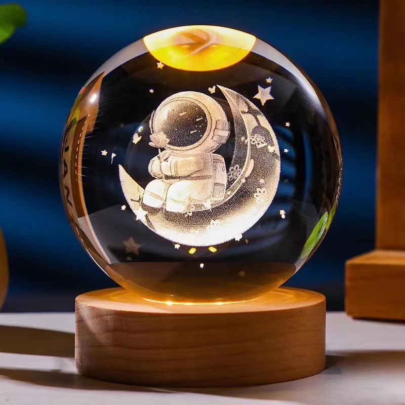 Crystal ball decorative craft ornaments pic 6
