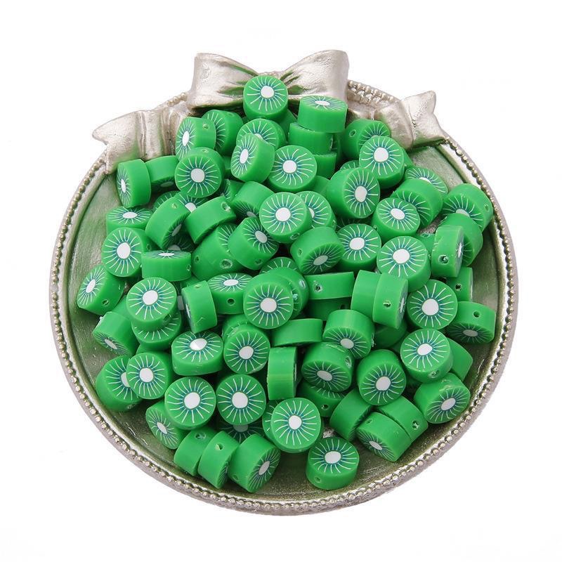 Cross-border best-selling cute fruits, apples and strawberries, soft clay beads, handcrafted beading materials, diy self-made bracelets and necklaces detail image 9