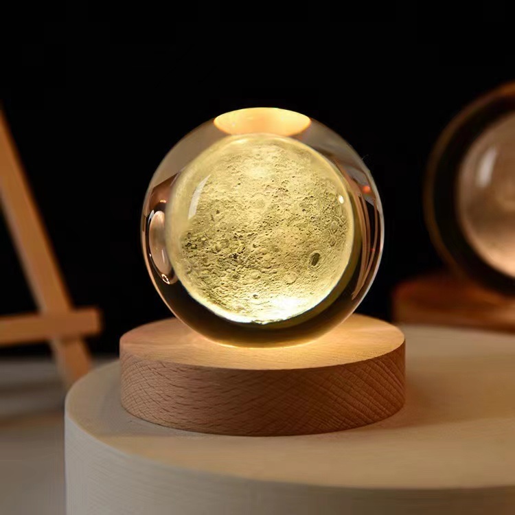 Crystal ball decorative craft ornaments pic 2