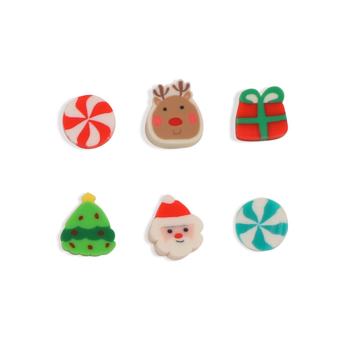 Soft clay Christmas gifts, Santa Claus series, diy materials, bracelets, necklaces and strings detail image 6