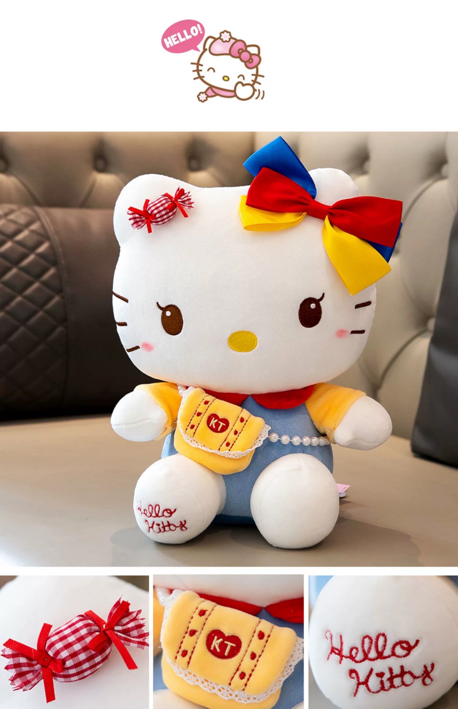 HelloKitty公仔凯蒂猫玩偶布娃娃背包猫咪毛绒玩具生日礼物女详情图5