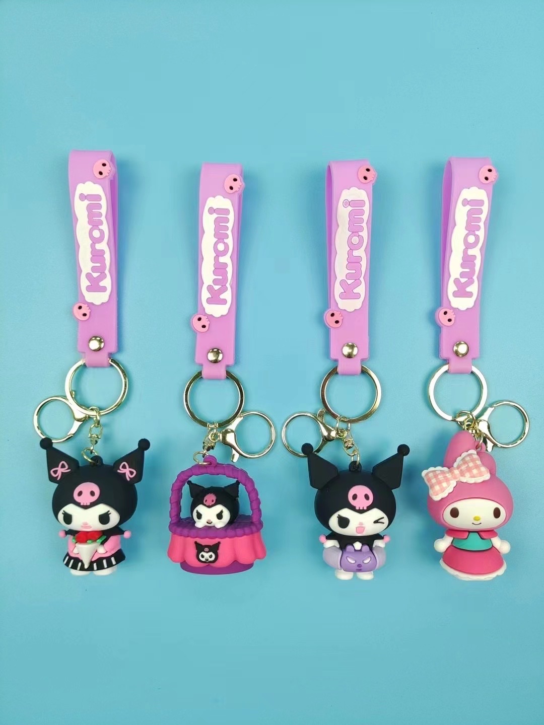 唐卡艺术风格手机链 水貂毛球挂件 钥匙挂件时尚配饰 精致车钥匙装饰品