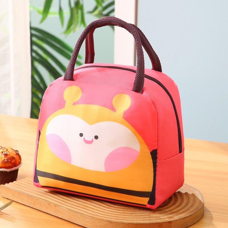 Cartoon lunch boxes, tote bags, thickened aluminum foil insulated bags, cute bento bags, lunch bags for work and school Item Picture