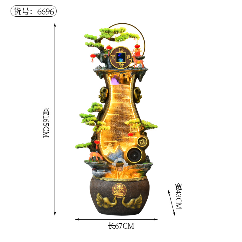 Magnesium oxide decorative yellow fire hydrant details Picture