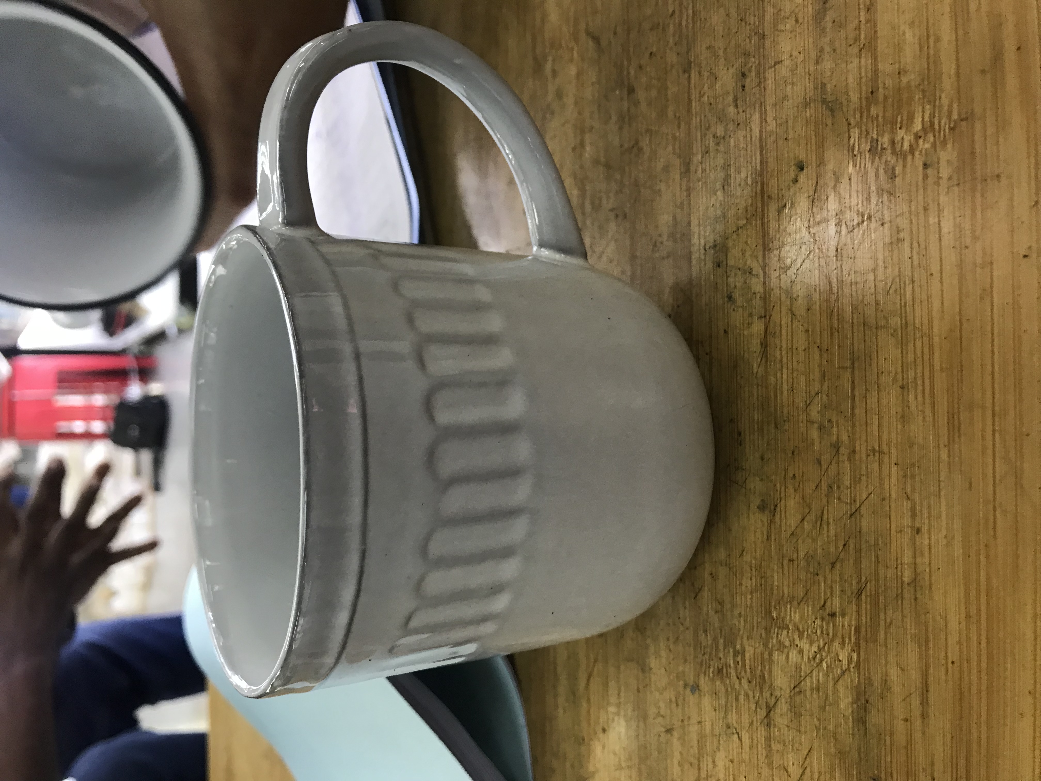 Mug, ceramic cup set, porcelain cup, embossed cup, unique and creative design, drinking cup, home and office cup details Picture