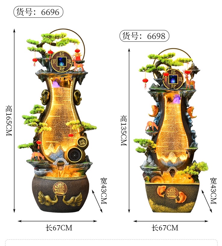 Magnesium oxide decorative yellow fire hydrant