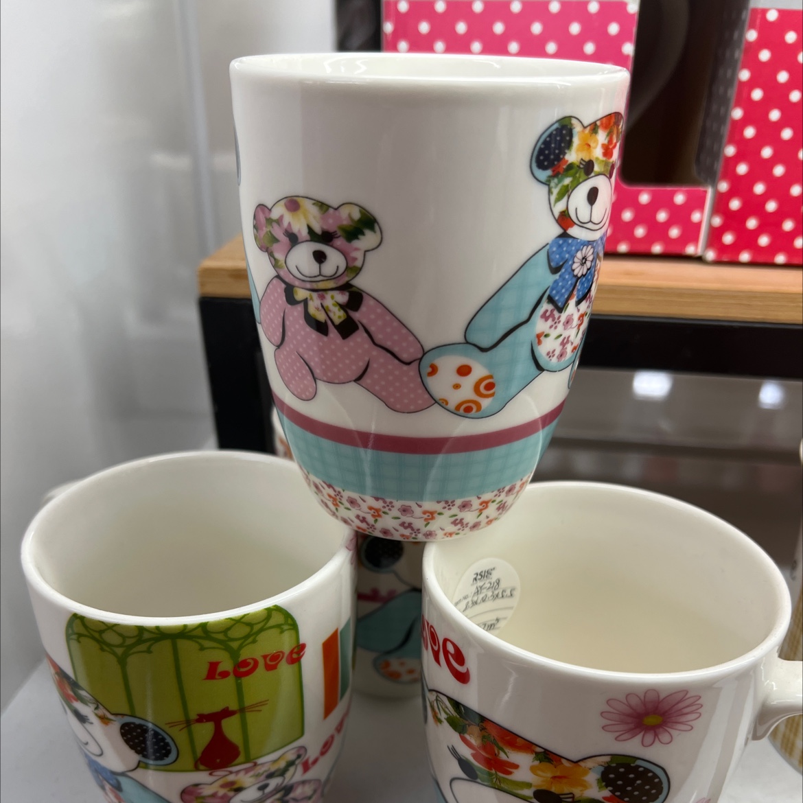 Risley Ceramic Cute Mugs, mugs, Ceramic cups, Valentine's Day series souvenirs, ceramic cups wholesale