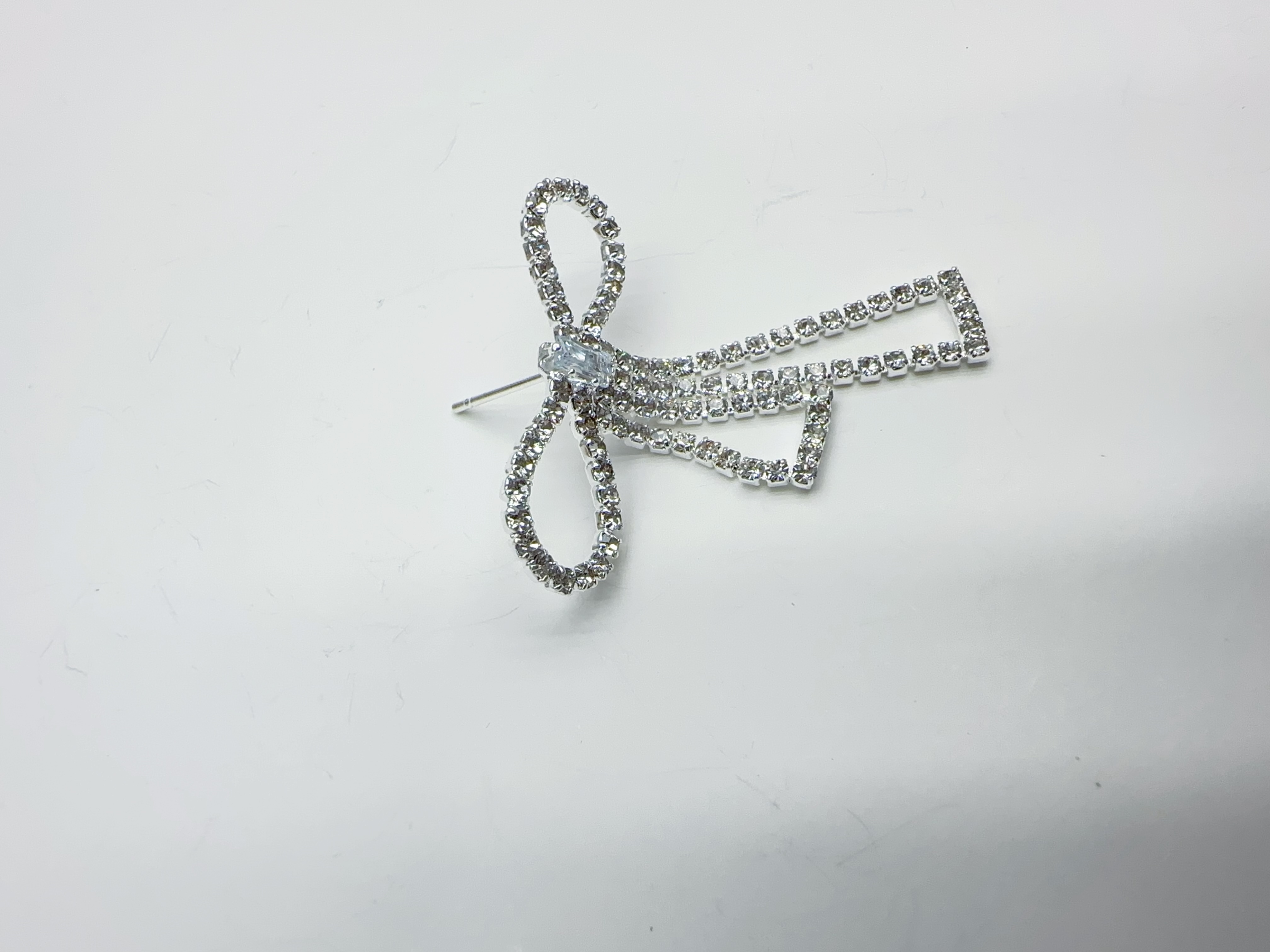 Accessories, earrings, stud earrings, Korean-style long tassel pearl earrings S925 silver needle, versatile and elegant Dongdaemun earrings, internet-famous bestsellers, zircon earrings details Picture