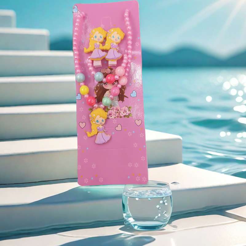 Children's jewelry bracelet, Princess Elsa, children's necklace. For more products, please contact 13957918239 detail image 3