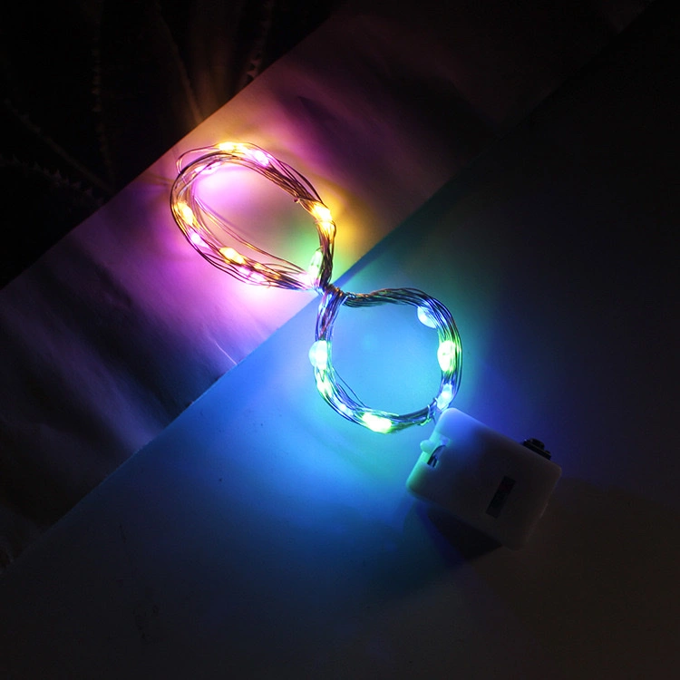 Small white box colored lights, flower bouquets, gift boxes, decorative atmosphere lights, Christmas decorations detail image 8