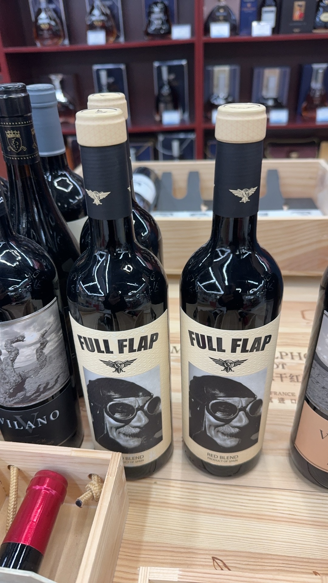Villano Dry red wine, a premium family wine from Spain Specification image