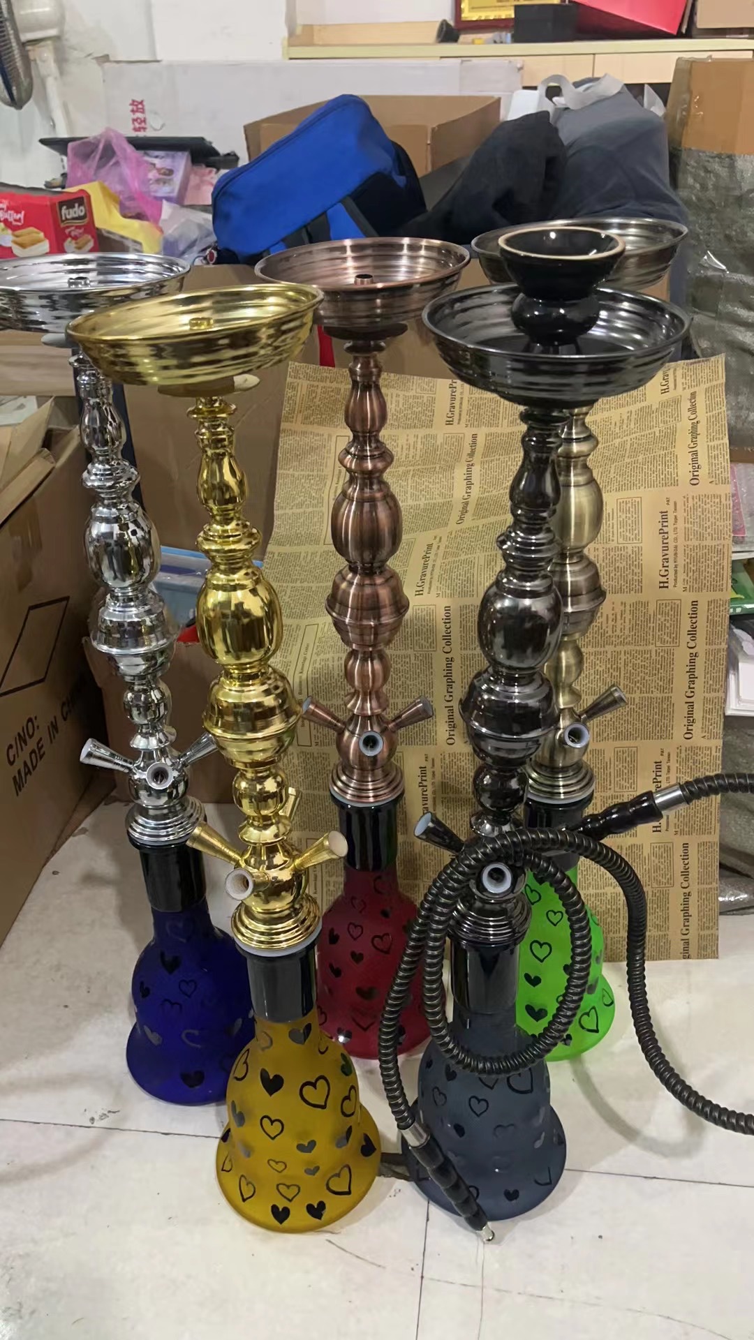 美国进口二次元风格水烟箔 对联设计 独特水烟体验 高品质烟草配件w w14产品图