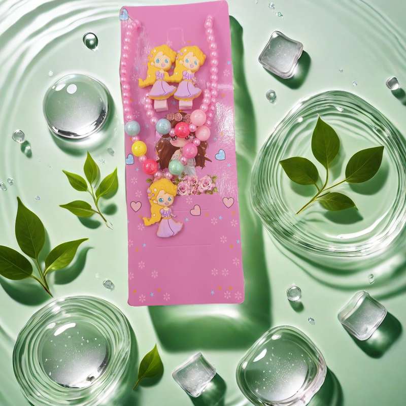 Children's jewelry bracelet, Princess Elsa, children's necklace. For more products, please contact 13957918239 detail image 4