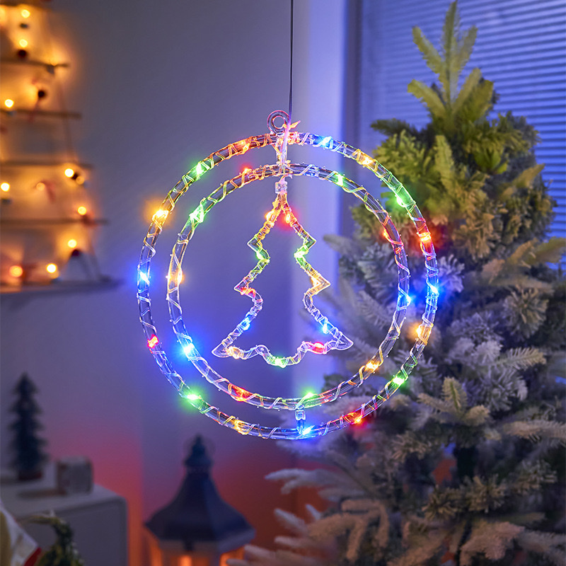2024 New Christmas lights, Christmas scene arrangement, atmosphere decoration, 8 functions, leather thread colored lights, Christmas decorations, festival outfits detail image 12