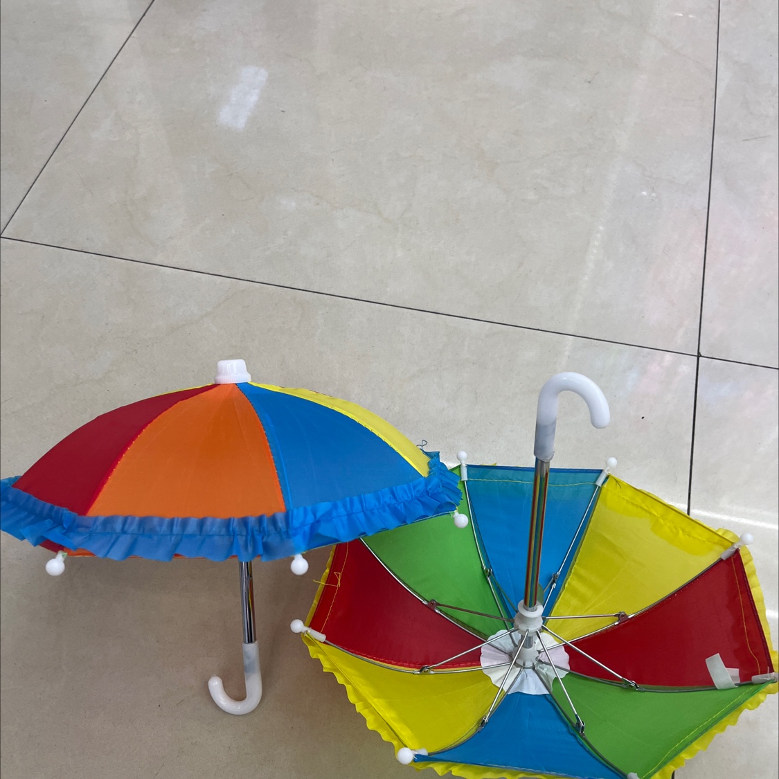 Direct sales and wholesale of 15 cm watermelon lace umbrellas, parasols, toy umbrellas and mobile phone umbrellas from the manufacturer Specification image