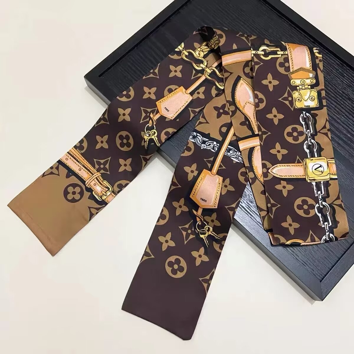 Small Twill Streamers Clean, Simple And Convenient Headband Ancient European Style Can Be Customized Wholesale Headband Binding Item Picture