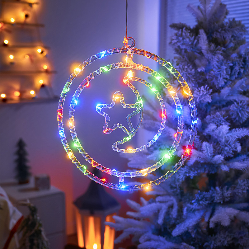 2024 New Christmas lights, Christmas scene arrangement, atmosphere decoration, 8 functions, leather thread colored lights, Christmas decorations, festival outfits detail image 8