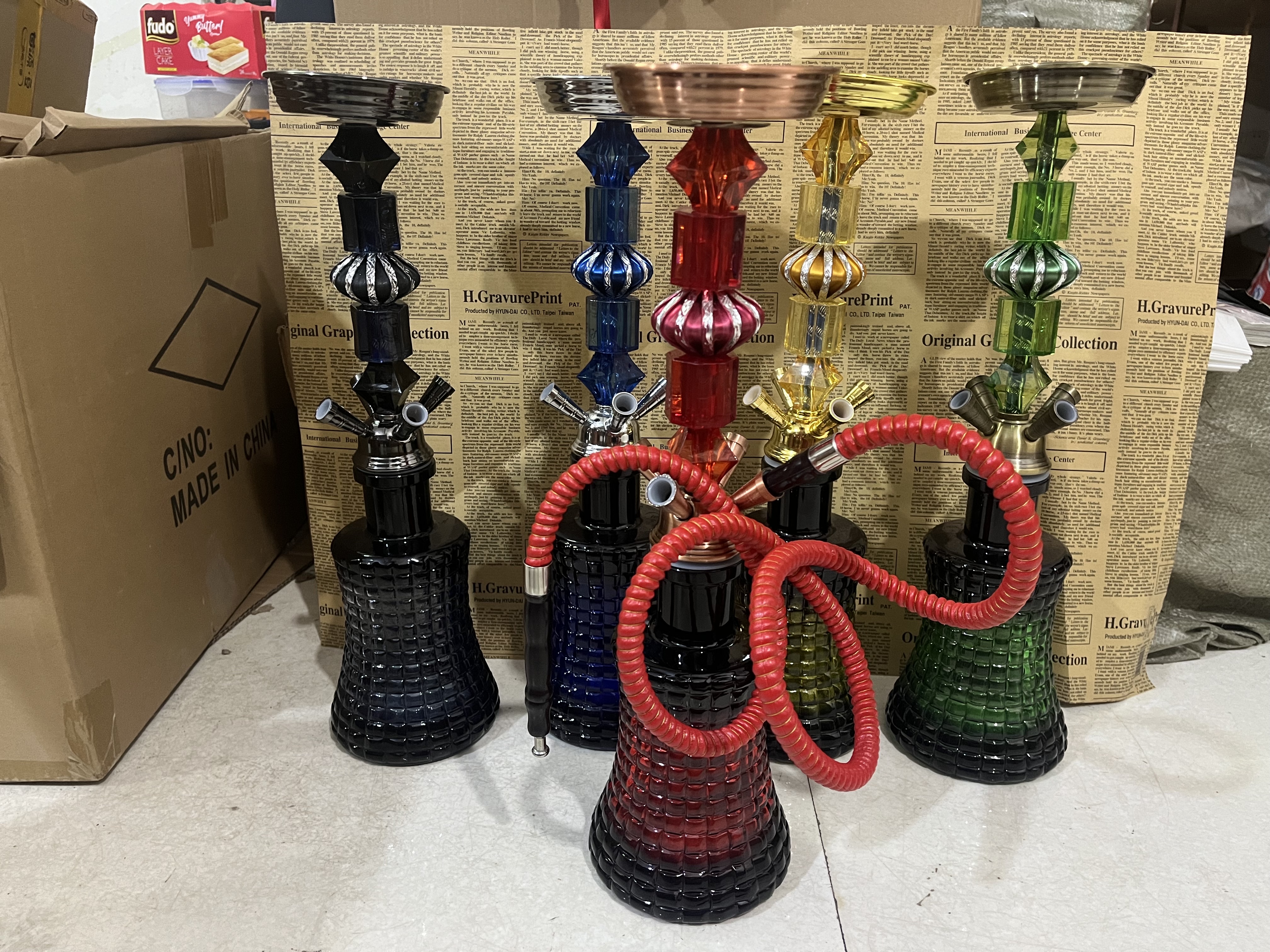 美国进口二次元风格水烟箔 对联设计 独特水烟体验 高品质烟草配件w w14细节图