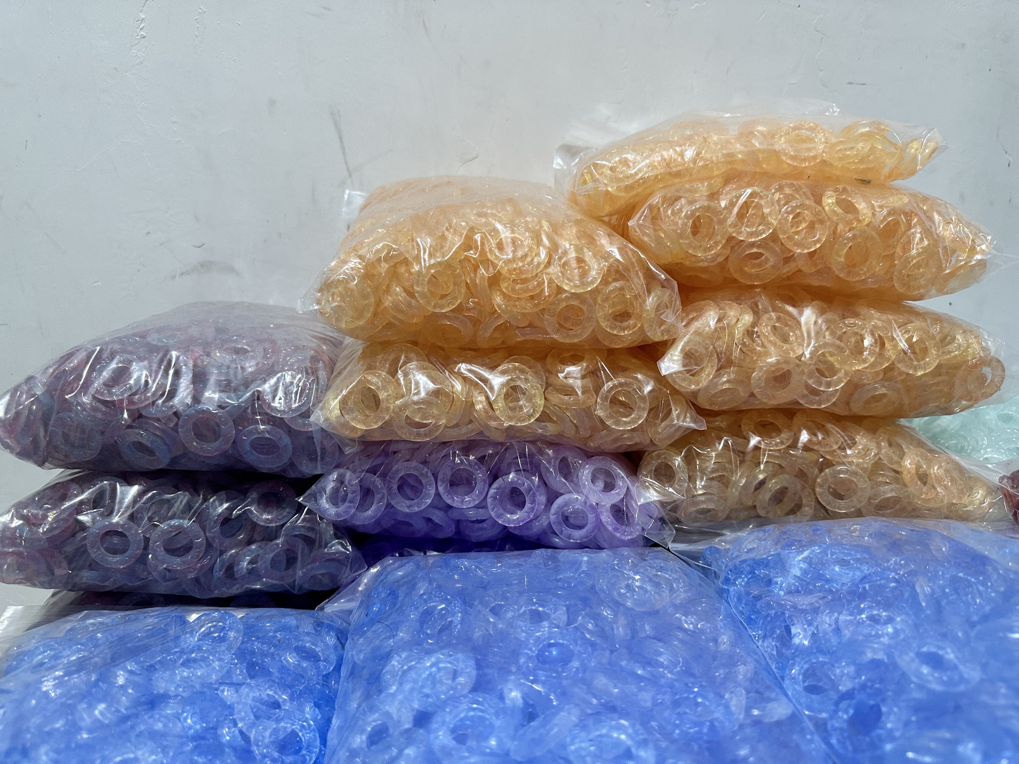 冰透琉璃龙纹跑环古风流苏守捻吊坠 手工diy手链串珠饰品配件 产品图