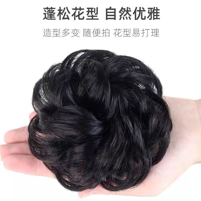 35克高温丝假发圈仿真花苞发圈发圈产品图