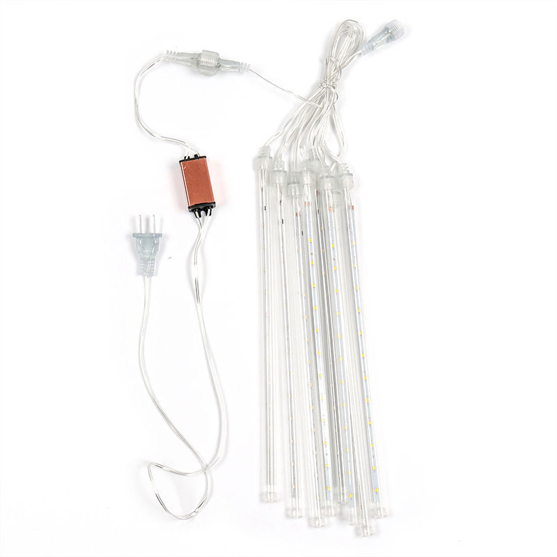 Meteor shower light string, outdoor waterproof LED light project, street lighting, tree hanging color lights, flowing water lights, festival decorative lights, Christmas decorations, festival dress-up detail image 9