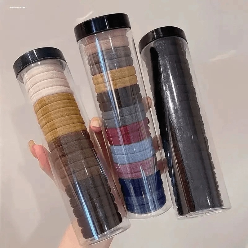 韩版头绳高弹力皮筋韩版简约高品质扎头发耐用儿童丸子头百搭成人发圈饰品头绳女夏季简约