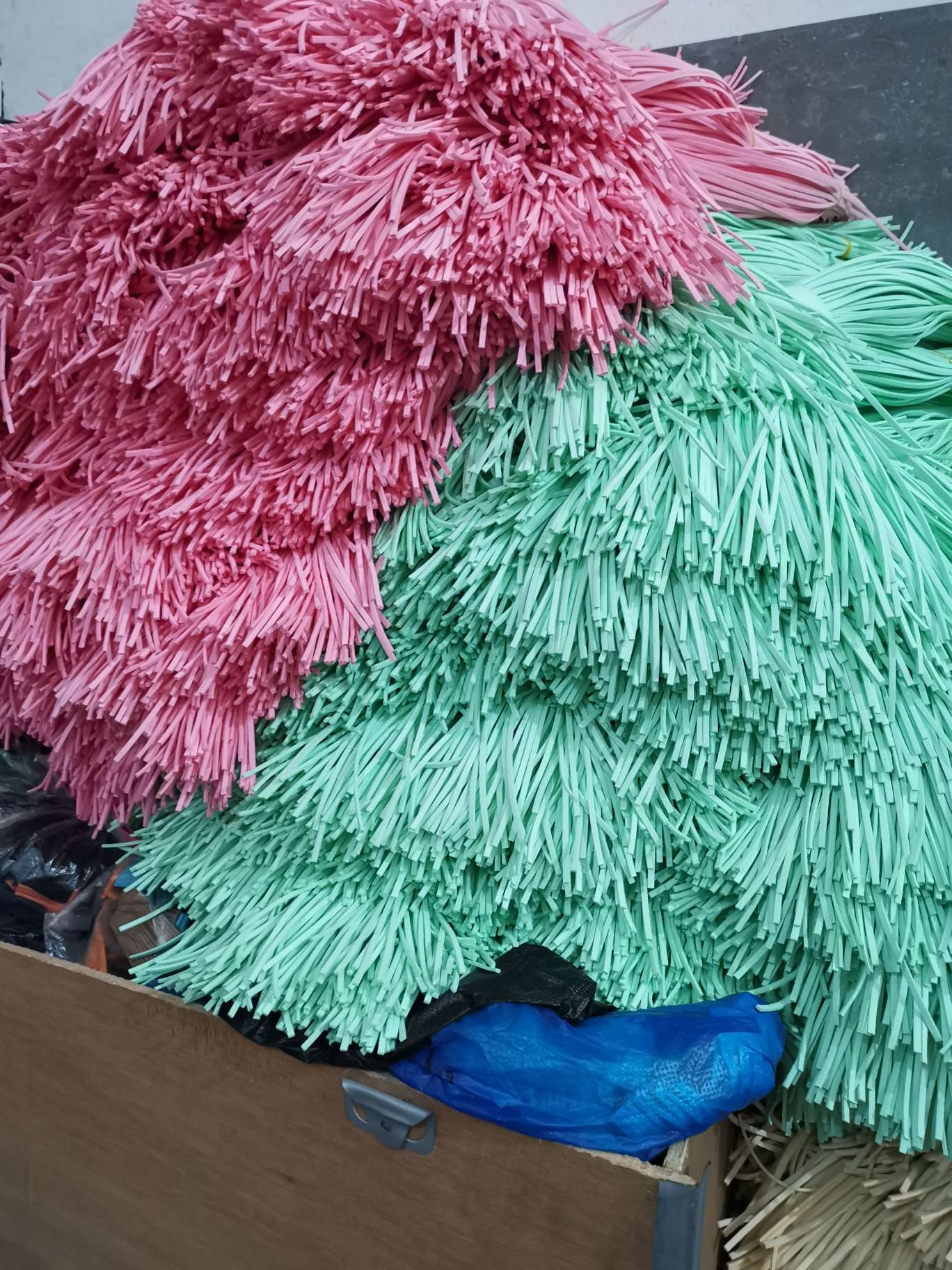 Braided rope, drum, braid cutting, PU braiding, PU trampling details Picture