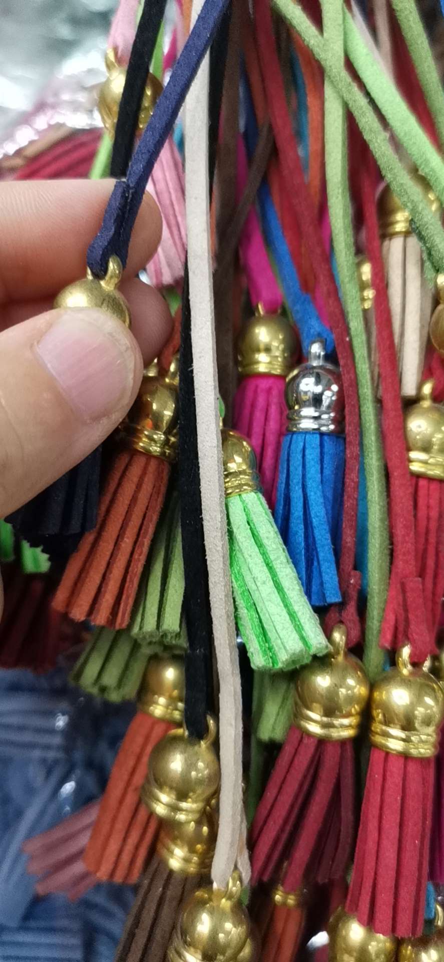 Trimming, PU weaving, PU wire stepping details Picture