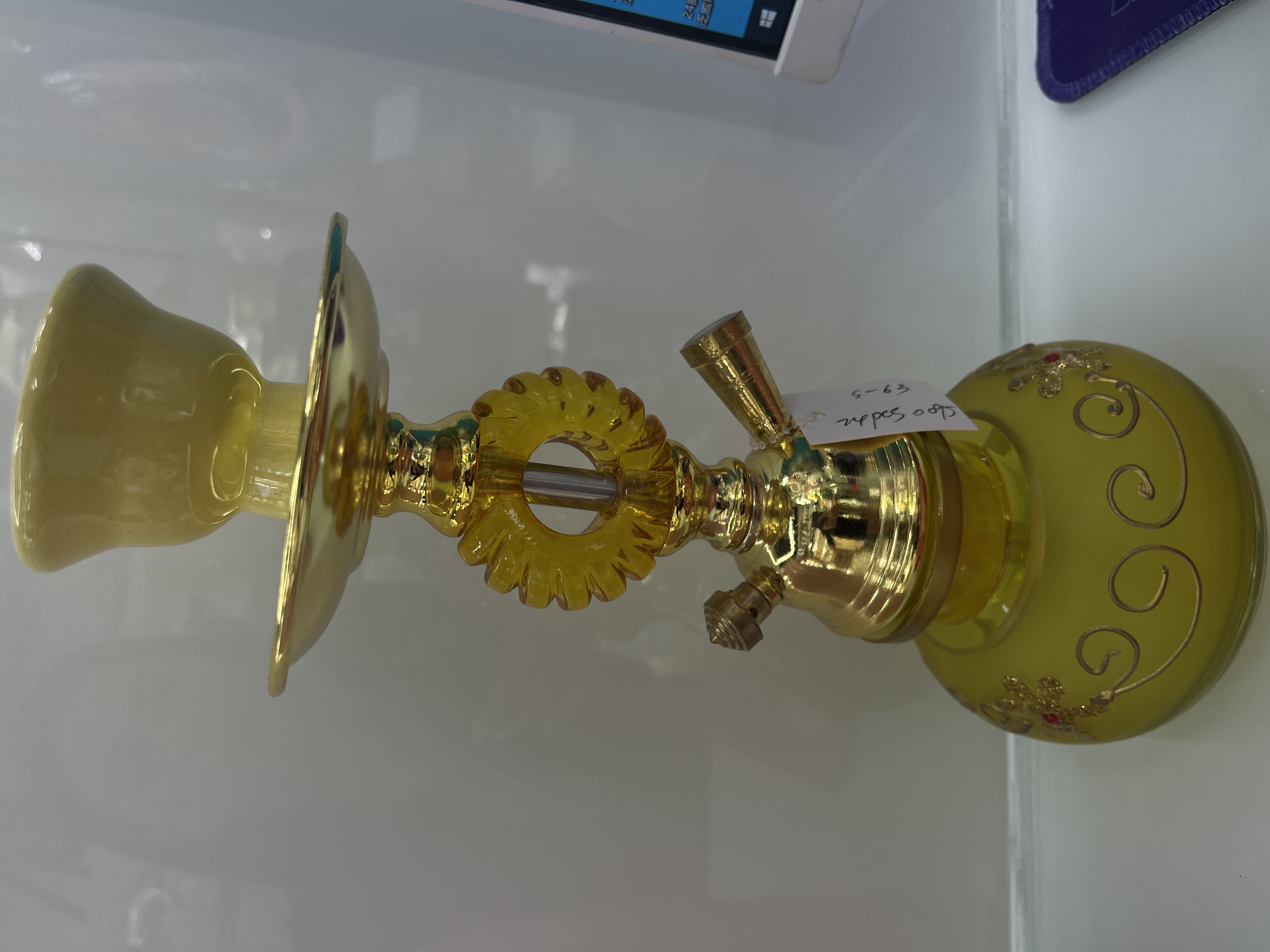 美国进口二次元主题水烟套装 含高品质水烟箔 对联设计独特风格炫酷水烟A01白底实物图