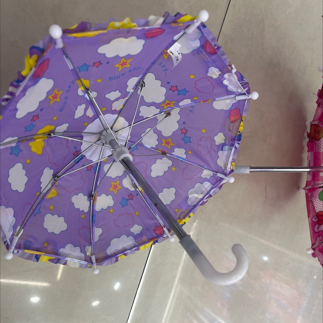 15 cm small flower cloth umbrella, children's umbrella, cartoon umbrella, decorative umbrella, toy umbrella, mobile phone umbrella, factory direct sales umbrella Application Scenario