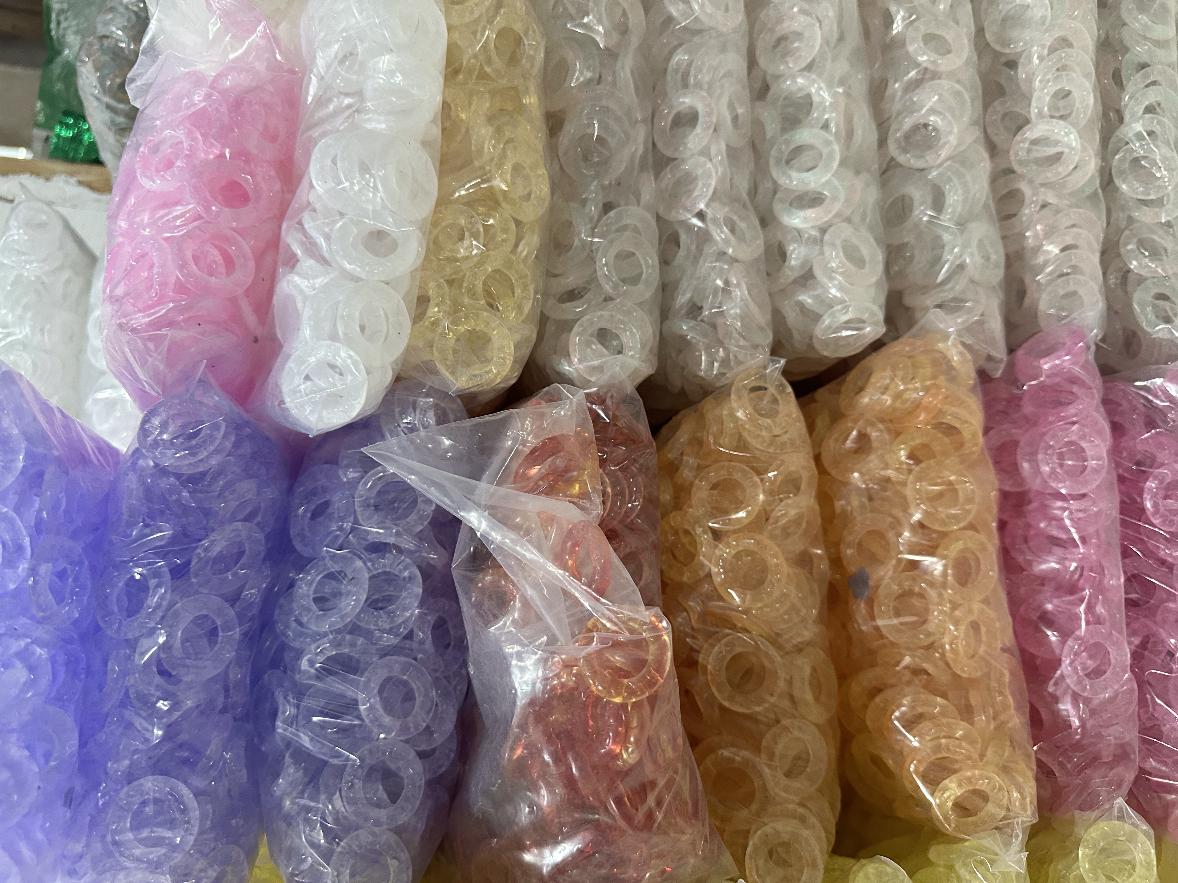 冰透琉璃龙纹跑环古风流苏守捻吊坠 手工diy手链串珠饰品配件 白底实物图